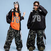 bboy街舞儿童潮服男童嘻哈演出服少儿hiphop套装 六一小学生运动会