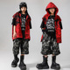 少儿街舞嘻哈套装 hiphop练功服bboy儿童hiphop演出服架子鼓轮滑服