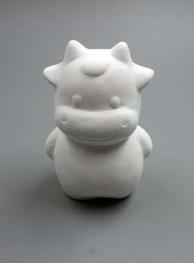 中国特色无锡惠山泥人精品十二生肖（牛）泥塑手绘DIY工艺品