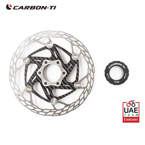 CARBON TI自行车刹车碟片碳纤维不锈钢六钉中锁