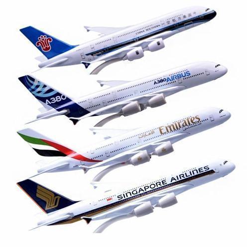 1:400 Plane Models Airbus Boeing 747 A380 Airplane Model 模玩/动漫/周边/娃圈三坑/桌游 航模/直升机/飞机模型 原图主图