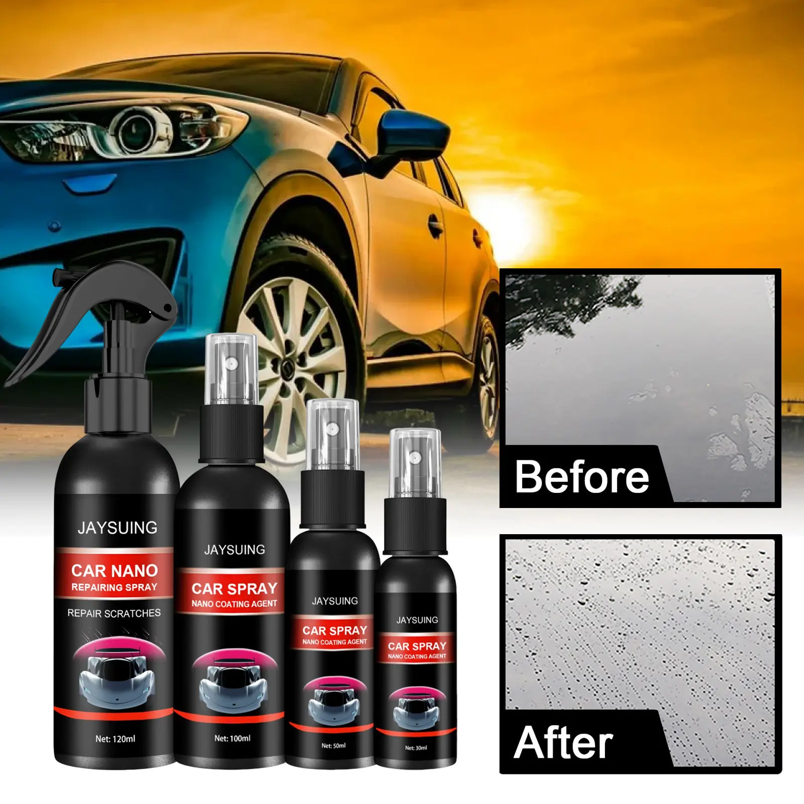Car Coating Spray Car Care Polish Dust Anti-fouling Liquid G