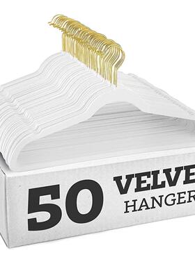 Velvet Clothes hangers for Coats Pants Dress Home Closet衣架