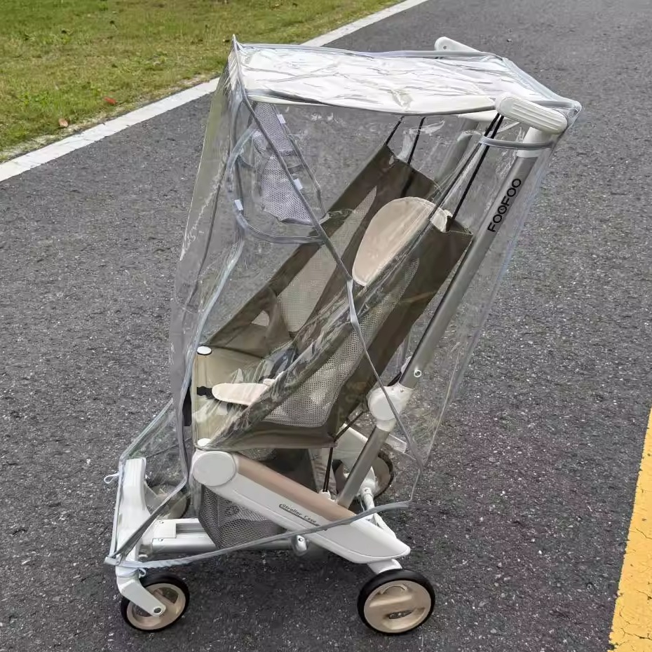 适配foofoo旅行家口袋推车雨罩推车挡风遮雨罩婴儿车秋冬保暖罩