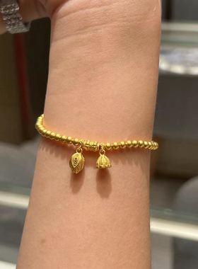 周大福两世欢黄金手链