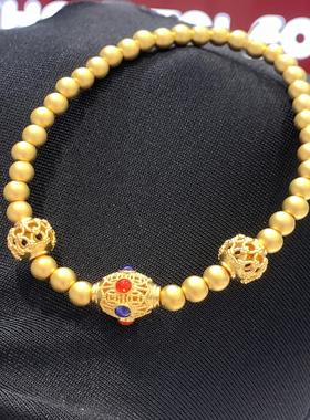 周大福国潮古法鎏彩手链