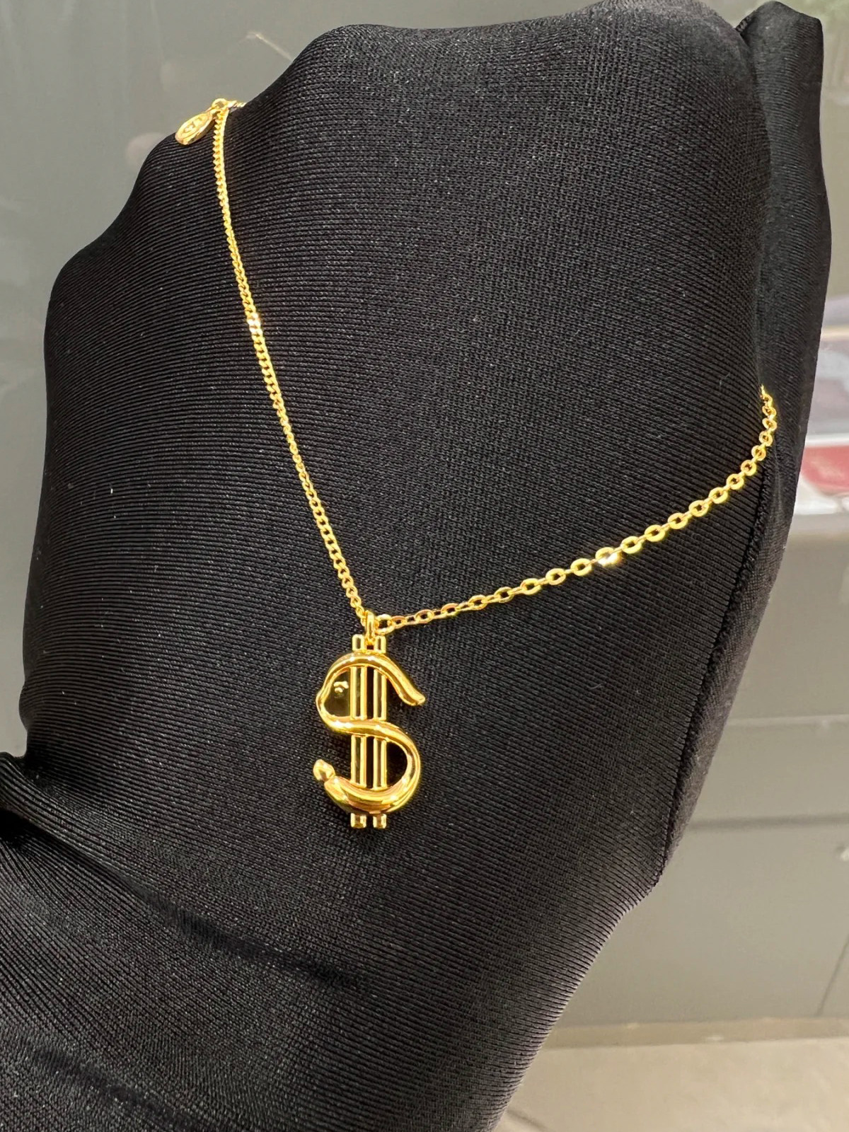 周大福 有钱兔黄金项链足金兔年生肖有前途套链一体链计价F231062