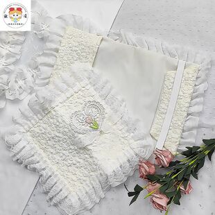 湫凌手作 自制A5书衣weeks书套手账本布艺保护套蕾丝花边一件代发