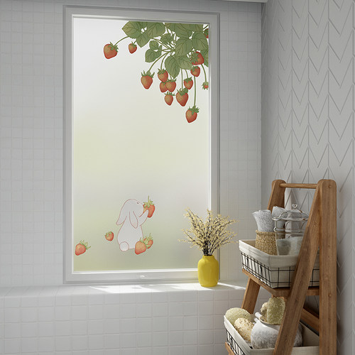 窗户装饰贴纸加厚磨砂透光不透明