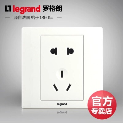 tcl雅白五孔86型开关插座