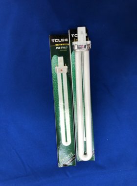 TCL台灯灯管两针11W三基色台灯白光黄光灯管TCL取暖器11W两针灯管