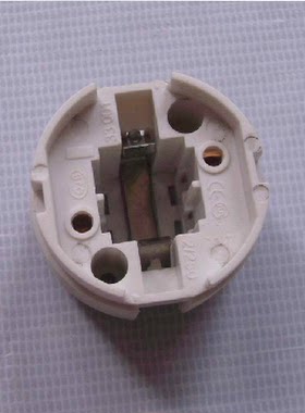 插管灯座 适用10W 13W 18W 电子电感插拔式节能灯灯座 二针/四针
