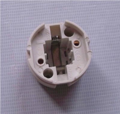 插管灯座 适用10W 13W 18W 电子电感插拔式节能灯灯座 二针/四针