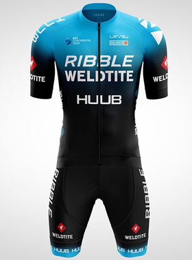 huub铁人三项夏季骑行服男自行车公路连体紧身专业比赛服铁三服