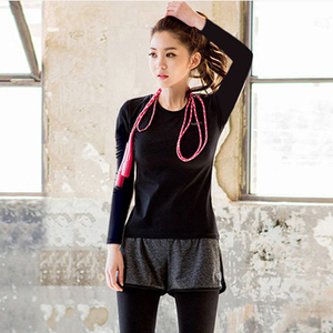 秋冬季长袖速干运动健身瑜伽服