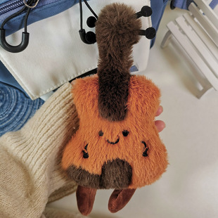 跨境可爱小提琴周边毛绒玩偶小挂件 公仔娃娃包包挂饰