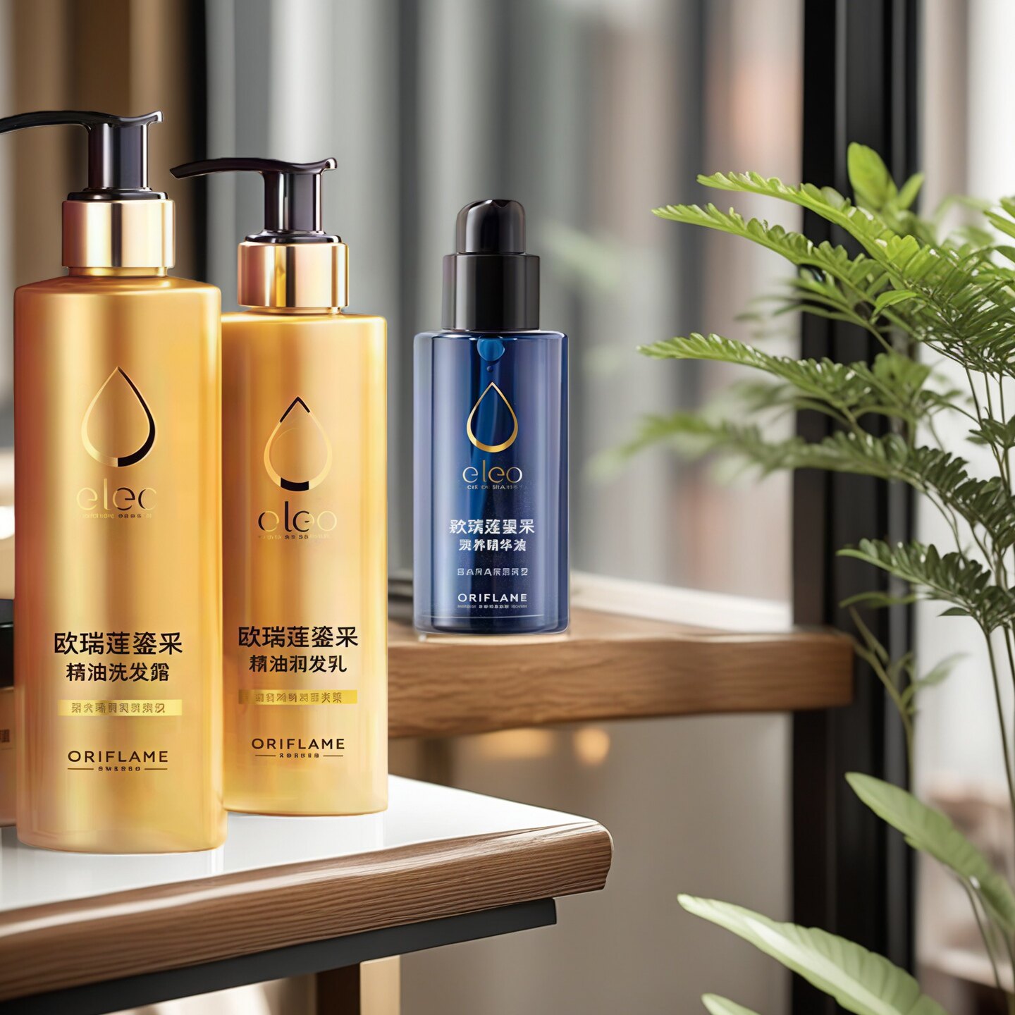 欧瑞莲鎏采精油洗发露润发乳润养精华油洗发水护发素发膜官网正品