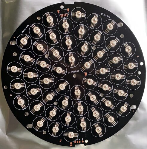 LED54颗帕灯盘灯珠板配件3瓦灯珠