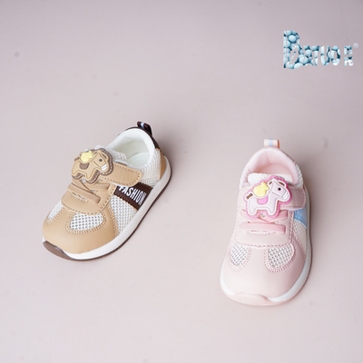 巴托童鞋 26夏季透气亮灯宝宝软底防滑学步鞋单网阿甘凉鞋XY1857