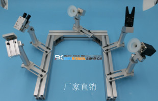 机械手配件 万向吸盘座吸盘支架万向夹具架 机械手金具吸盘治具组