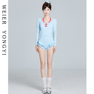 泳衣女款高级感绝美连体显瘦温泉