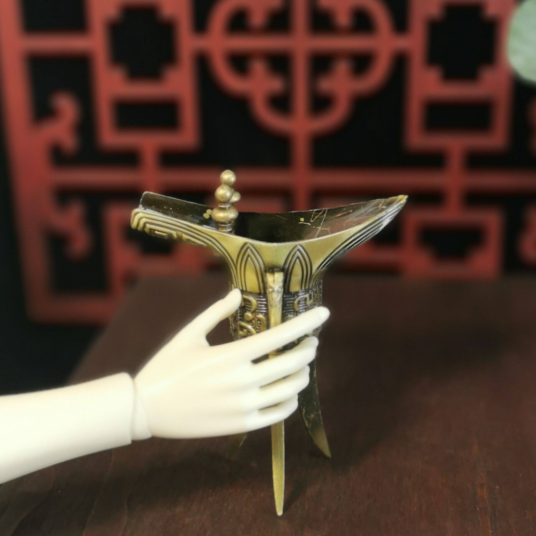 bjd sd古风娃娃3分叔叔gsc拍照道具背景装饰宫廷酒杯迷你古代酒具