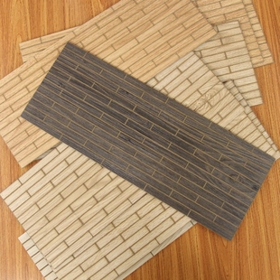 DIY娃屋地板PVC仿木纹砖纹地板BJD blythe小屋配件拍照场景背景
