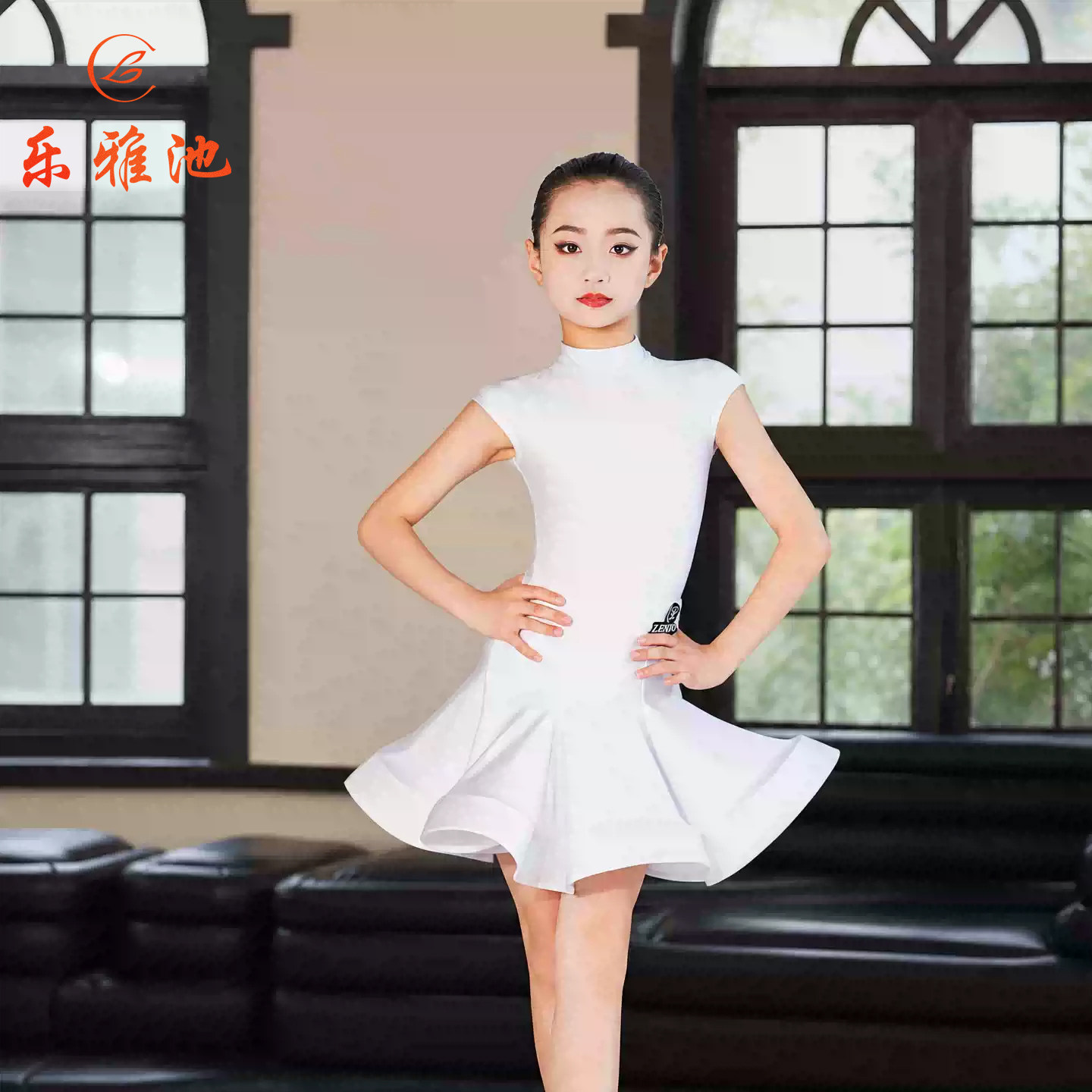 比赛服2026春夏新款拉丁舞服装儿童女标服表演服高级感舞蹈服赛服图片