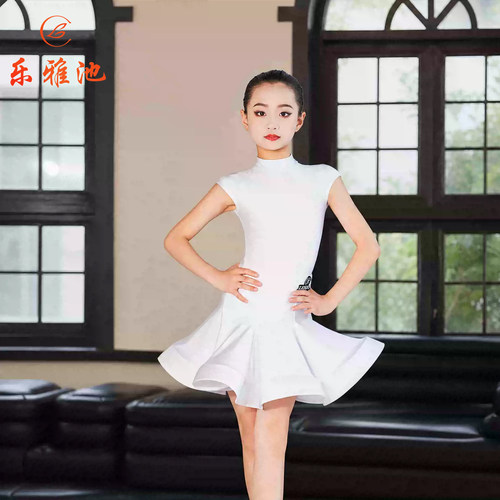 比赛服2026春夏新款拉丁舞服装儿童女标服表演服高级感舞蹈服赛服