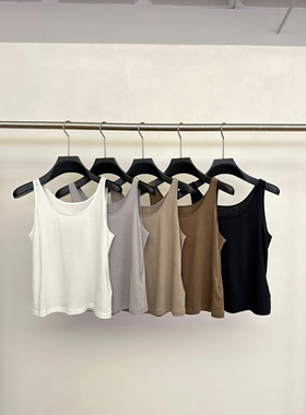 【ONIVINTAGE欧尼】天丝亚麻U领显瘦柔软背心  OC254I6600#