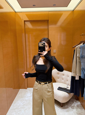 EASE-巨巨巨显瘦显瘦十斤的神器纯色百搭小衫(推荐推荐)E26A6040