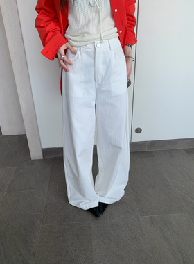 TABLE-必入版型超好百搭裤王直筒阔腿裤显瘦遮胯长裤休闲裤36288