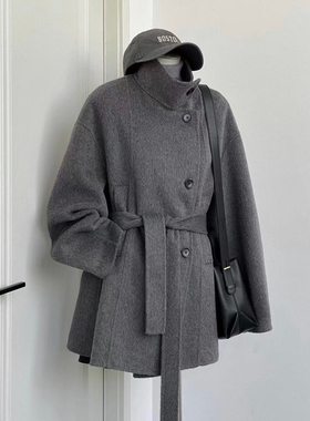 TOO家-双面呢超好看气质羊毛外套(配腰带)（含100澳毛）250911895