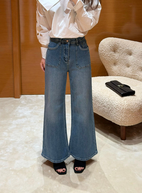 EASE-春重磅洗水超柔显瘦直筒牛仔裤(优越比例不挑腿型)e25a6067