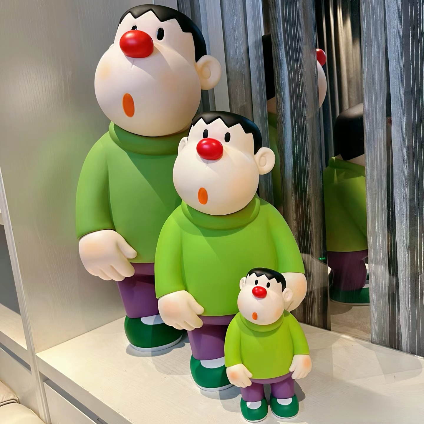 胖虎客厅玄关电视柜桌面摆件手办车载中控装饰品男女友生日小礼物