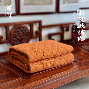 艾灸褥子 艾草床垫 端阳古艾订制 石磨工艺五年陈年老艾绒被子