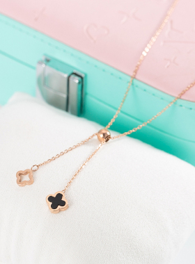 未镶嵌钛钢日韩风现货锁骨链