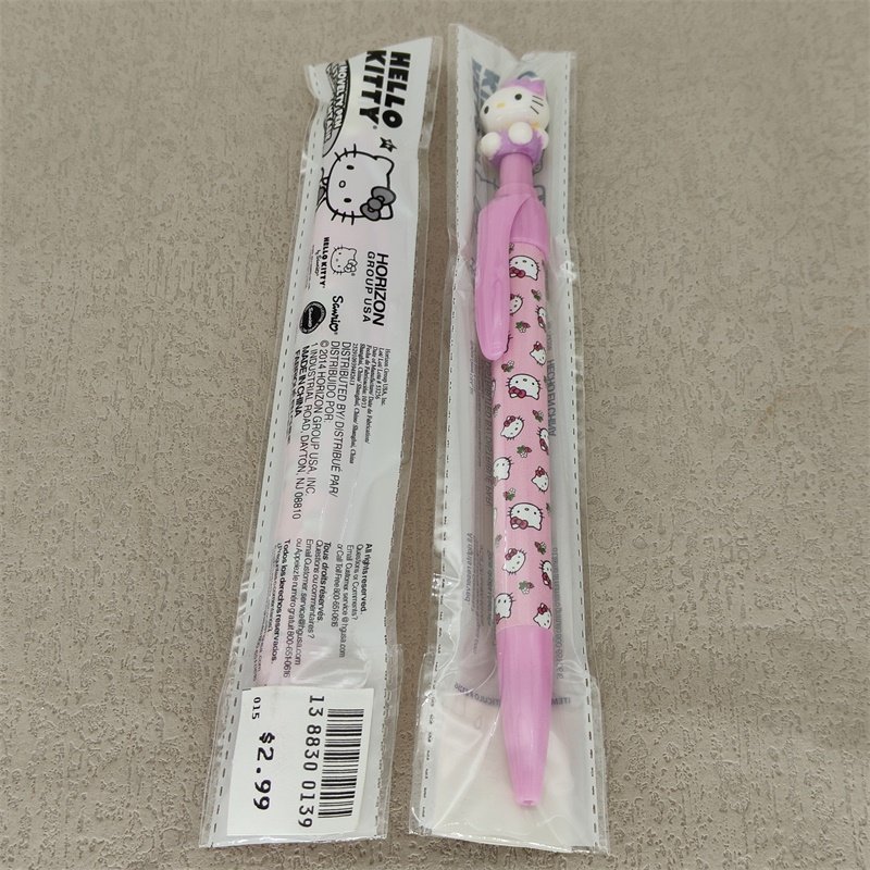 正版现货日本三丽鸥凯特猫HELLOTITTY中油笔圆珠笔收藏生日
