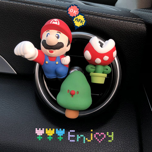 童年杀！马里奥车载香薰持久留香