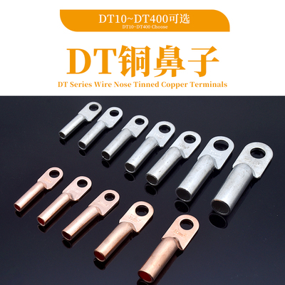 DT紫铜鼻子接线端子国标厂标