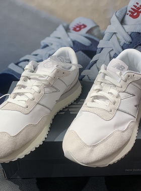 New Balance237系列联名款男女情侣轻便低帮运动鞋灰粉银MS237NW1
