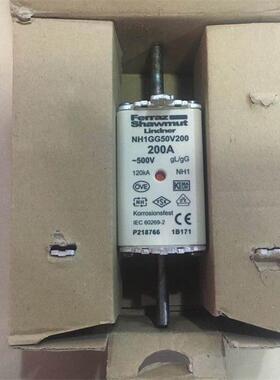 NH1GG50V200 Ferraz法国罗兰原装进口熔断器500V200A P218766全新