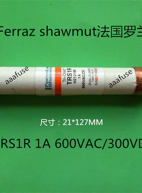 TRS1R TRS1-6/10R Ferraz法国罗兰21x127MM陶瓷熔断器保险丝 600V