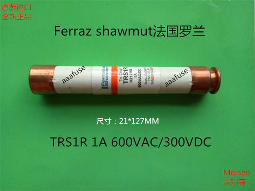 TRS1R TRS1-6/10R Ferraz法国罗兰21x127MM陶瓷熔断器保险丝 600V