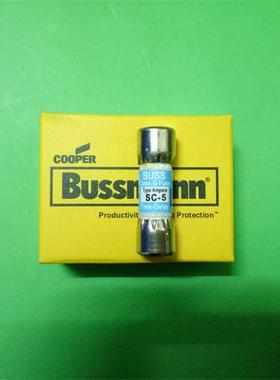 SC-5 Time Delay延时熔断器10X34 美国BUSSMANN 正品 5A600VAC