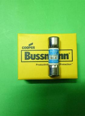 SC-8 Time Delay延时熔断器10X34 美国BUSSMANN 正品 8A600VAC
