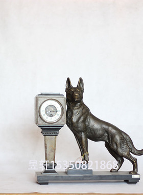 纯铜欧式复古机械座钟