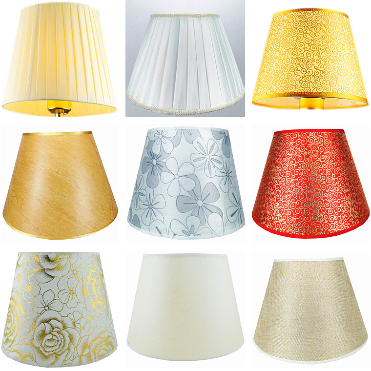 手工灯罩台灯壁灯配件PVC布艺