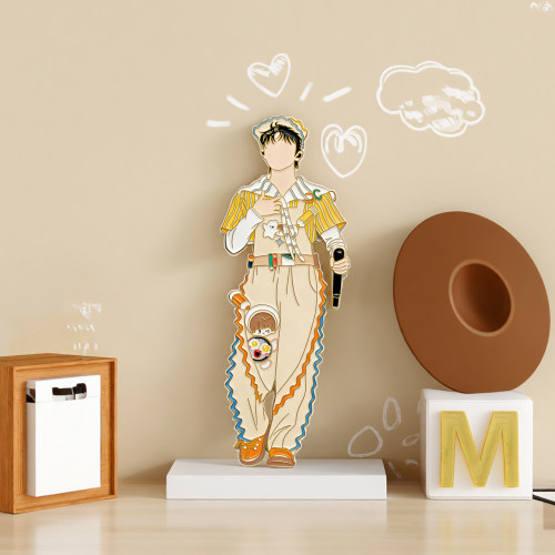 周深生米童话金属徽章礼物