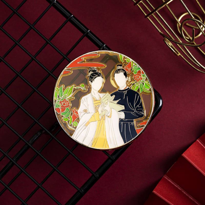 刘亦菲陈晓梦华录金属徽章饰品